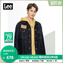 Lee Mall same comfortable fit lapel wash men denim jacket coat LMT0014075DG-898