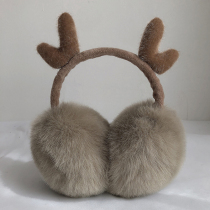  Earmuffs female winter cute Korean version of childrens warm ear cover ear protection thick plush ear bag antifreeze ear cap earmuffs