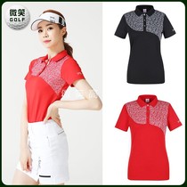 Special 2021 summer new Korean golf suit women JD * letter printing short-sleeved T-shirt GOLF