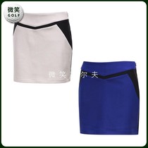South Korea WANGL* Special price 2021 Winter payment Splicing Elastic Golf Suit Lady Half Body Short Skirt GOLF