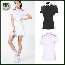 Special offer 2021 summer new Korean golf suit womens line stretch sports short-sleeved T-shirt GOLF