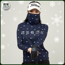 Special offer 2020 summer new Korean golf suit women hanging ear mask sunscreen long sleeve T-shirt GOLF