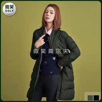 Special 2020 winter new Korean golf suit WOMENs long warm cotton suit GOLF jacket