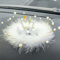 Car ornaments car net red 2021 new swan car interior products Center console interior supplies car accessories