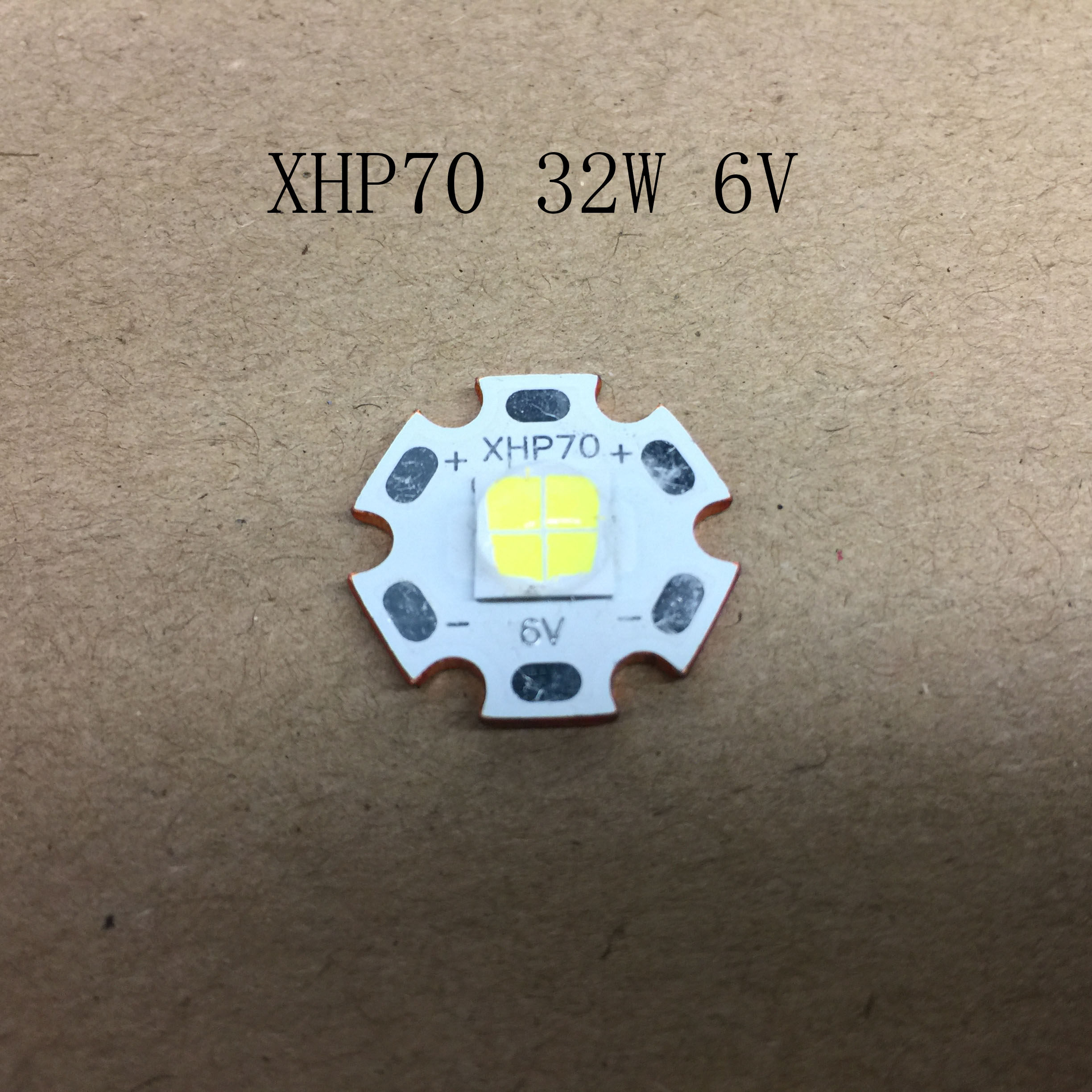 CREE XHP50 XHP70 high-power LED beads 6V12V white light warm white core welding 20MM copper substrate