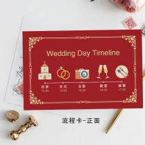 New products Design Wine Red Style Wedding Process Cards Red Answer Shekshake Soundnet Red Companion Gift Cards
