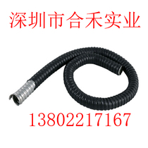 Black corrugated pipe pvc plastic threading pipe high temperature resistant wire protective sleeve inner diameter 32mm galvanized pipe