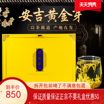 2021 New Tea Gold Bud Tea Mingchen Premium Authentic Anji White Tea 250g Gift Boxed Green Tea Spring Tea