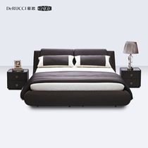 Mu Si cloth bed modern simple small family soft bag bed removable and washable custom assembly frame bed BCK1-156