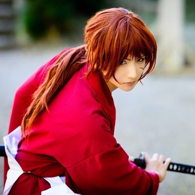 Rurouni Kenshin Himura Kenshin Cosplay Costume All Size Custom