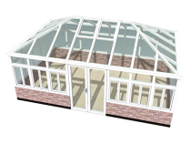 Steel structure sunshine room