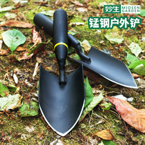 Miaosheng Manganese Steel Gardening Small Shovel Thickening Flower Tools Home Sea Digging Soil Outdoor Digging Wild Vegetable Root Shovel