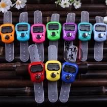 The tie-in electronic prayer counter manual finger ring counter can be cleared without luminous checking of the number of people recorded