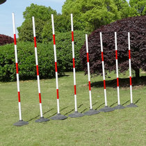 Warning pole football basketball training obstacle around the pole driving school training school training car pole red and white pole around the pole sign pole corner flag