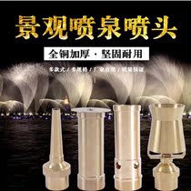 Yongquan fountain nozzle Running water equipment High pressure rockery viewing ring hemisphere villa gardening umbrella shape pool
