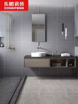 Dongpeng tile moon shadow gray toilet Nordic plain matte kitchen tile pure gray wall tile online