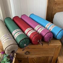 Liu eldest sisters home buckwheat cylindrical cervical spine pillows for sleep pillows sleep pillows can be removed for single small pillows