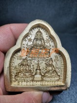 Longevity three 6cm Buddha statue brass wipe mold wipe Buddha no spot needs to be booked
