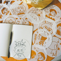 Handbook fun template college entrance examination inspirational comic decompression cartoon expression package students hand-written newspaper painting hollow tool