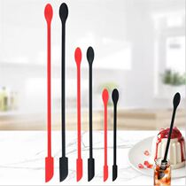 Cosmetic digging spoon silicone small tip spatula extended cosmetic bottle scraper jam material spatula small spoon wall scraper