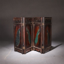 Acid Branches Wood Peacock Screen H-1625