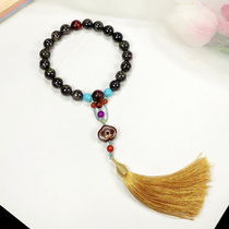 The Ghost City Plum jade Single Circle Handheld handlebar piece to be shipped randomly HK4459