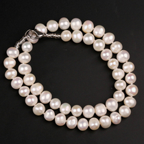 Pearl necklace wearing an aesthetically pleasing 37 64g Jane about 100 hitch