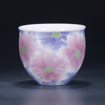 The founder of the provinces arts and crafts master Xiao Jianhui hand-painted Pingming Cup Ziling