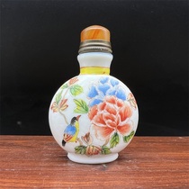 Rich and expensive flower opener ancient Yuxuan snuff pot to play the collection of the collection bogu swing pieces
