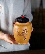 (One shot per day)Lotus pond moonlight Purple Sand tea pot Kung Fu tea set Original mine segment mud 620cc Wake-up tea set