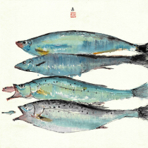 (New Year's Picking up) Limited Edition Paintings by Yang Jiwen Member of China Oil Painters Association