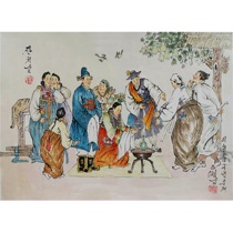 Video viewing goods Korean painting auction Meritorious Artist Kim Bingnan Wedding David Gallery