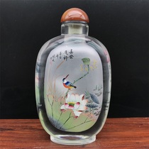 Joydenlenko Hand Painted Noses Snuff Pot Collection Gift Bou Swing Pieces Gift Boxes Wooden Base