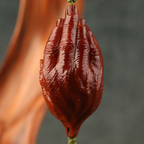 2 0x4 0cm Yuhua (Yuan Baoist) Yu Donghua Works Olive Nuclear Carved Triple Flower Oil Core Single Seed Pendant