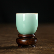 Xia Houwen Chinese Arts and Crafts Master Longquan Celadon Master Tiancui Jade Cup Single Cup