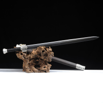The Yue Wang sword (imitation silver loaded with octafacial patterned steel acid branches) The master of arts and crafts of Zhejiang Province did not open a blade