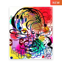 Judas Arrieta Original oil on canvas Popeye graffiti trend cartoon hanging painting