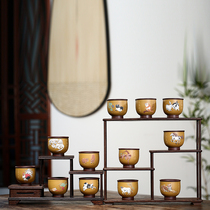 Immediate patter] strong pottery hand purple mud painting Twelve Zodiac Bao Yixing purple sand cover cup pure handmade