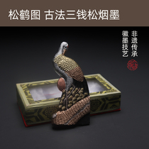 Hu Kaiwen Hui ink ink strip pine smoke grinding rod Non-heritage Fang Sibao Anhui handmade skills inheritance Shexian County