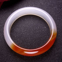 Drain limit a high-end retool collection grade red white material 58 inner diameter jade bracelet hz01339
