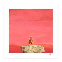 (Limited time special offer) Zhang Jian member of the Chinese Artists Association (Red River and Mountain) Limited Print