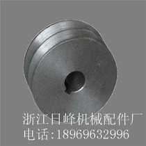 Pulley double groove cast iron motor solid disc A B C D type single groove 2A flat factory direct sales triangle drive wheel