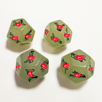New luminous 12 noodles fun dice color sieve multi-sided action dice taste sieve