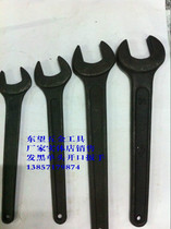 Aggravated blackened single-head Open-end wrench double wrench force wrench fork wrench 45 forging wrench