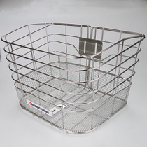 Bicycle basket stainless steel basket vegetable basket basket basket basket basket basket delivery bold mounting bracket screw