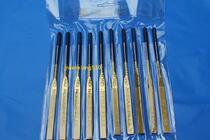 Gold-plated titanium diamond file 5X 180mm plastic file diamond file flat file single price