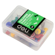 Del 0021 color I-shaped pin American pushpin drawing pin safe and easy-to-use pushpin