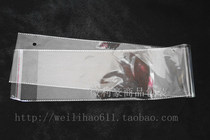 Self-adhesive tape OPP self-adhesive bag slender packaging bag transparent bag 10x54cm100 one