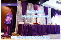 Wedding background gauze new veil background wedding props wholesale creative wedding stage set 3*3-217#
