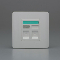Schneider switch socket Qisheng switch socket Qisheng tap classic white phone computer socket
